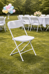 FOLDABLE WHITE CHAIR